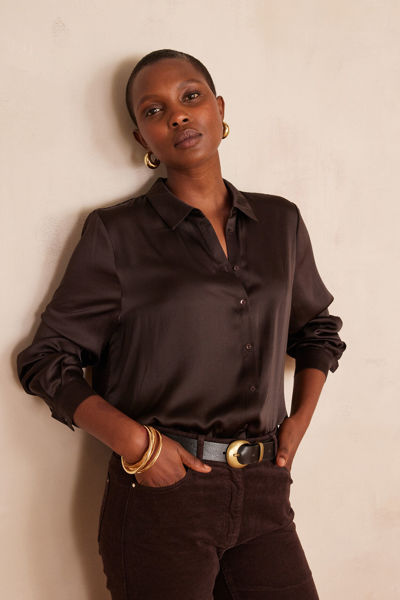 Picture of CARLA BLOUSE IN SATIN